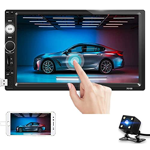 Buy 1 get 1 ๐ฅ Bluetooth Car Stereo Double Din 7" Touch Screen Car Radio Player with USB AUX SD Card Input, FM Receiver Backup Camera with Mirror Link for Android/iOS, Steering Wheel Remote+Remote Buy 1 get 1 ๐ฅ Bluetooth Car Stereo Double Din 7" Touch Screen Car Radio Player with USB AUX SD Card Input, FM Receiver Backup Camera with Mirror Link for Android/iOS, Steering Wheel Remote+Remote