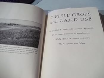 Hardcover Field crops and land use, Book