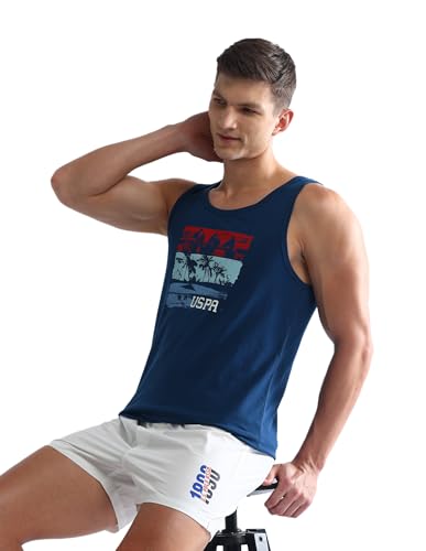 Image of U.S. Polo ASSN. Mens OEV02 Brand Print Comfort Fit Vest - Pack of 1