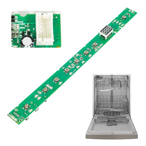 LEAPTREND WD21X23462 Carte de commande électronique pour lave-vaisselle, interface utilisateur de lave-vaisselle, compatible avec GE GDT695SBL2TS GDT695SBL3TS...