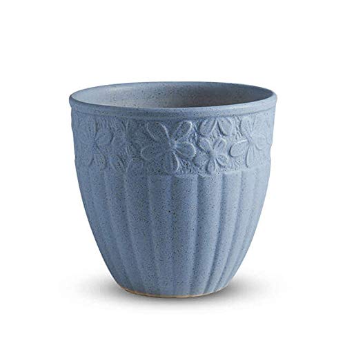Plante en céramique pot bleu de balcon pour fleur cactus succulente