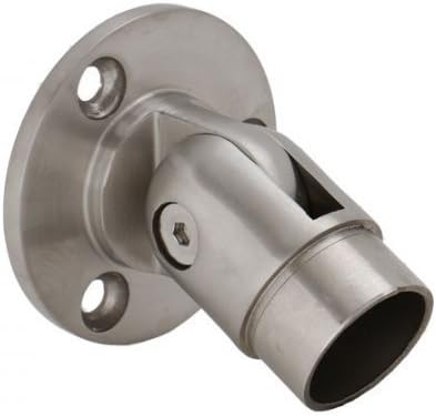 Flangia Parete Acciaio Inox Flangia In Acciaio Inox Per Tubi 42,4mm | Attacco A Parete Per Ringhiere E Corrimani | V2A AISI304 Acciaio V2A - Foto 3