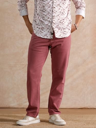 Image of WROGN Men's Cotton Jeans | Clean Finish | Relaxed Fit