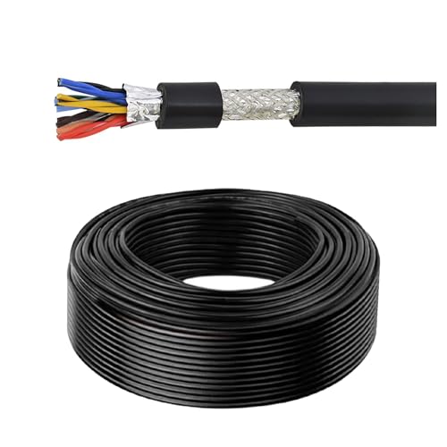 Câble blindé anti-interférence 12 conducteurs 24 AWG pour basse tension