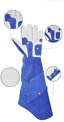 Glove Heat Resistant Grill Bbq Gloves Gloves Tig Welding Gloves For Woodburner Multi-fuel Wood Burning Stoves Protection From Temperature And Ash Barbecue Open Coal Fire Wood Burners Accessories Glove - Thumbnail 5