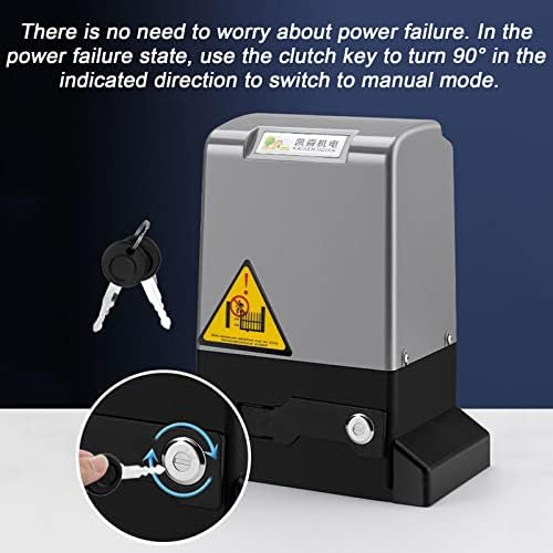 Smart Automatic Sliding Gate Opener Kit - Electric Door Opener with Mobile App Control, 2 Remotes, 1200W Power for Secure & Convenient Access