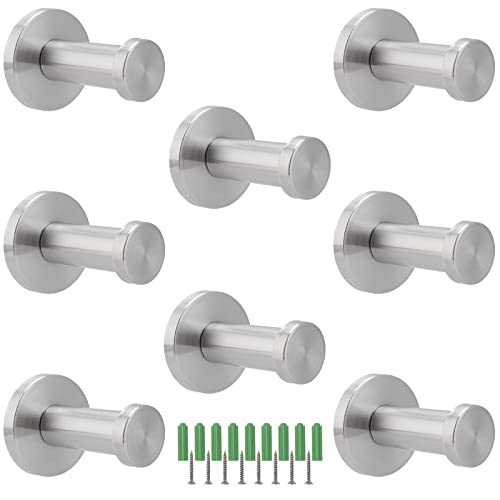 PINGEUI 8 Stück 52mm Handtuchhaken Garderobenhaken, Kleiderhaken...