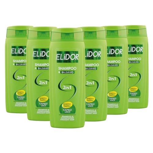 Elidor Glättungseffekt 2in1 Shampoo & Spülung 6er Pack