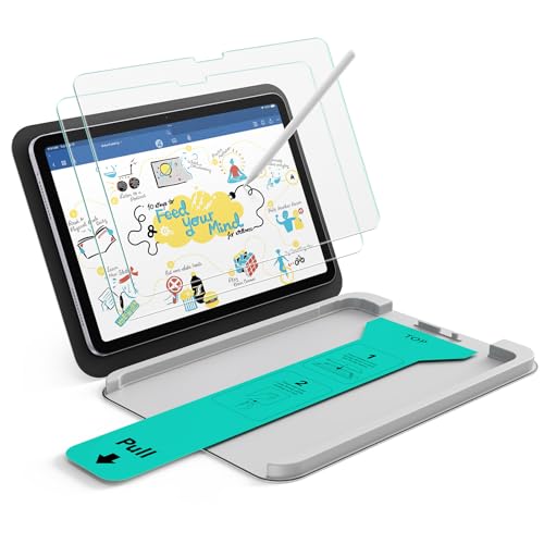 ESR 2 Stück Paper-Feel Schutzfolie für iPad Air 13 Zoll M4/M3/M2 (2026/2025/2024) Schreiben und Zeichnen wie auf Papier 9H Panzer Schutz Glas Matt Schreibfolie mit UltraFit Ablage Blendschutz