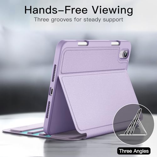 Image of JETech Folio Case for iPad mini A17 Pro /6th Gen (2024 /2021), Purple