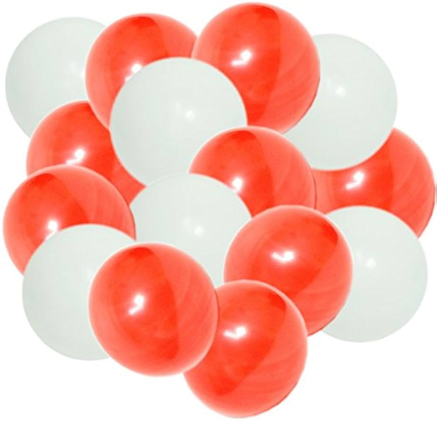 ※ご予約品※ 吊るし飾り 彩り9連 紅白・赤 2個 Amazon.co.jp: 【お正月バルーン】 9インチ 紅白ゴム風船 レッド