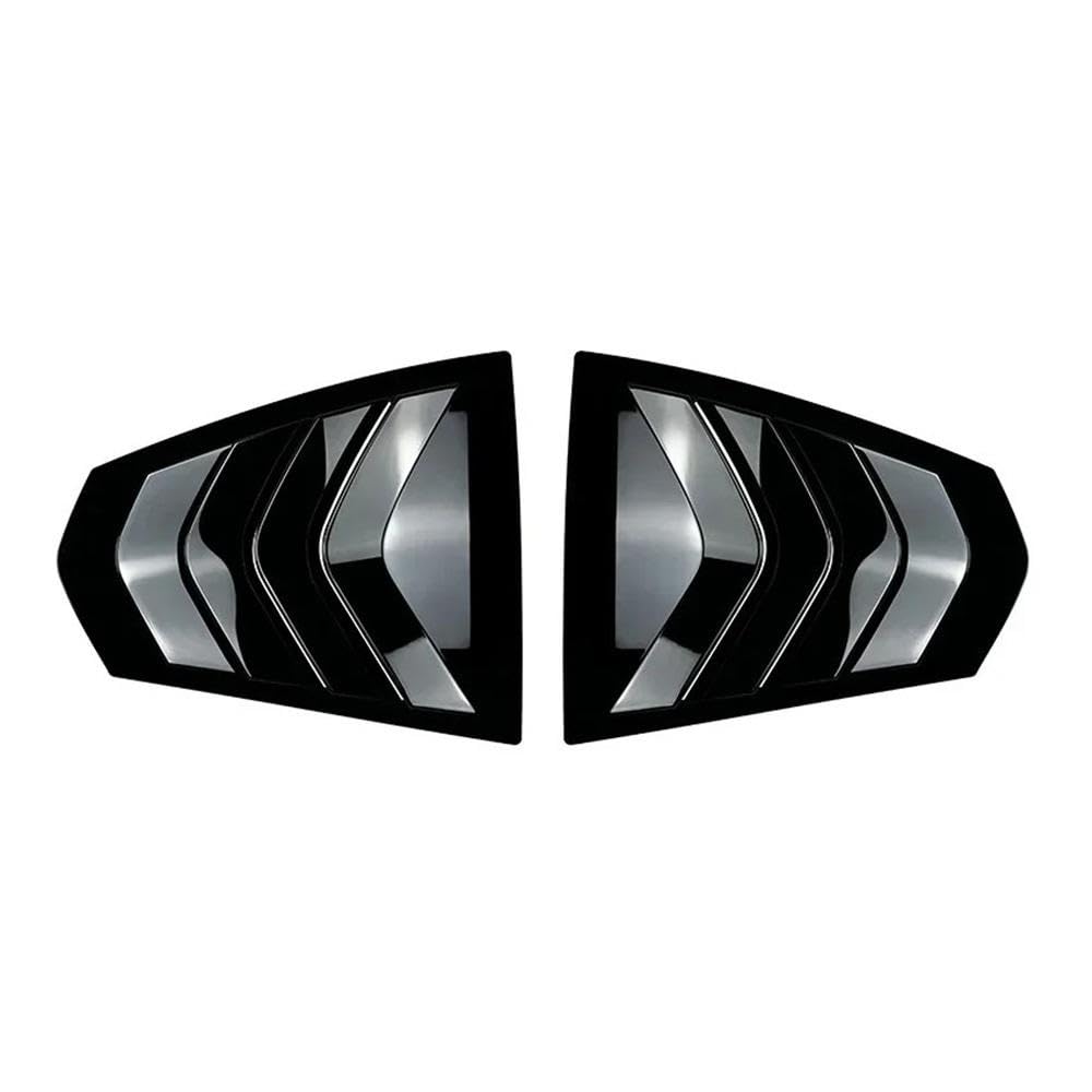 Gyahjsxc Gloss Black For Bmw 3 Series G20 320I 325I 330I 2019-2022 Car Rear Louver Window Side Shutter Cover Trim Sticker Vent Scoop Interior Stickers(Gloss Black)