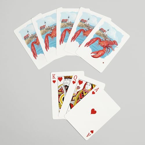 Lantern Press Lobster (Rojo), Baraja Póker 52 Cartas miniatura 7