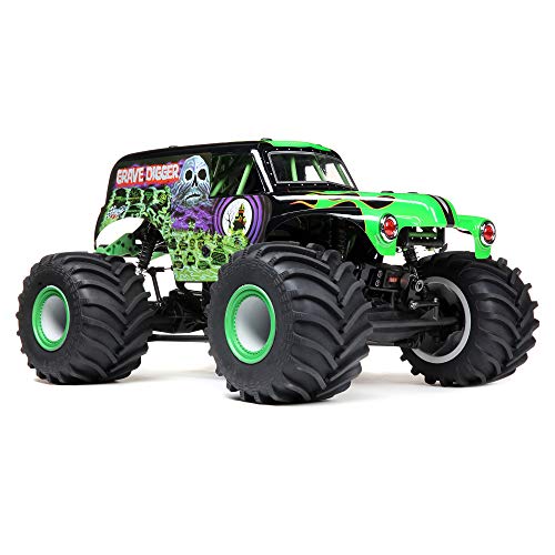 Image of Losi RC Truck LMT 4 Wheel Drive Solid Axle Monster Truck RTR Battery and Charger Not Included Grave Digger LOS04021T1