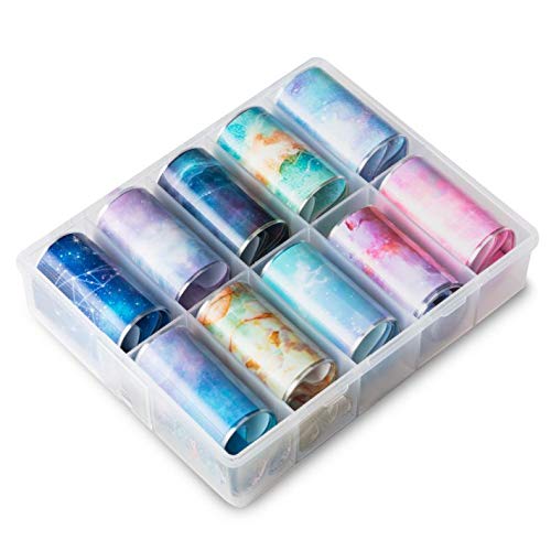Juego de 10 protectores de pantalla para transferencia - Pastel Galaxy