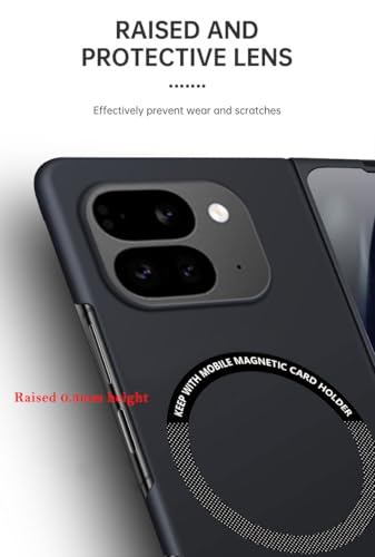 Funda Google Pixel 9 Pro Fold con imán carcasa delgada azul lejano 5