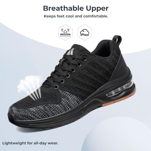 Image of Mishansha Running Shoes for Men Sneakers Air Cushion Walking Shoes Comfortable Tennis Shoes Breathable Trail Running Shoes US Men 7-15