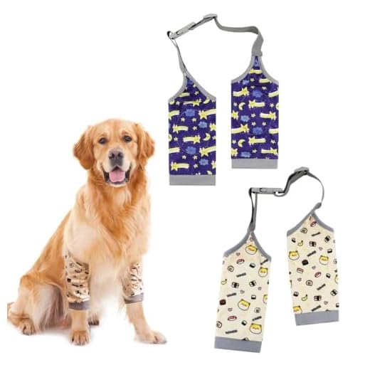 2 Stück Ellenbogenbandage Hund, liegeschwielen Hundebody Nach Op, Kniebandage Hund Hinterbein, Pfotenschutz Hund, Mittelgroße und Große Hunde Chirurgie Erholung Recovery Sleeve für Vorderbeine (XL)
