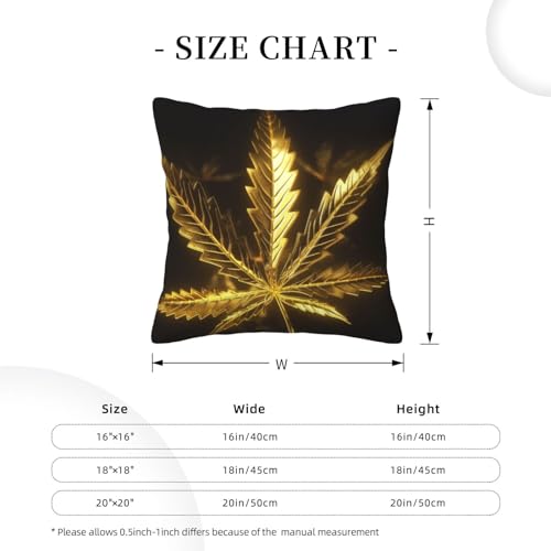Housses de coussin en velours déco cannabis pour protéger vos oreillers de lit