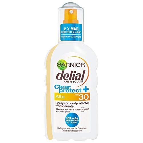 Garnier Delial Ambre Solaire - Clear protect+ - Spray transparente SPF30 - 200 ml