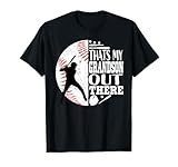 Thats My Grandson Out There Baseball Grandma Grandpa Graphic T-Shirt