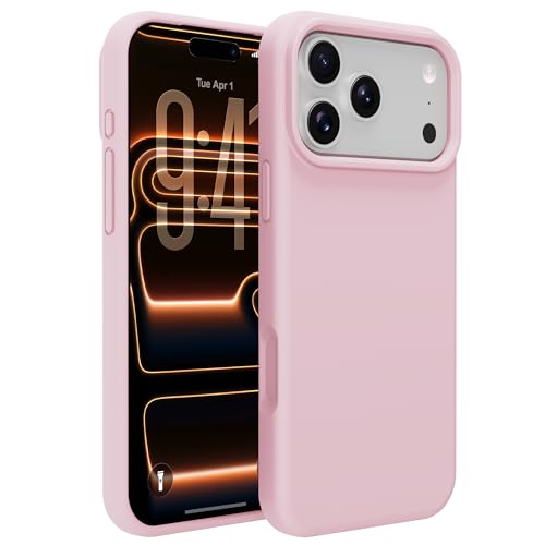 Image of iPhone 17 pro /18 pro Case Silicone(Rose Pink)