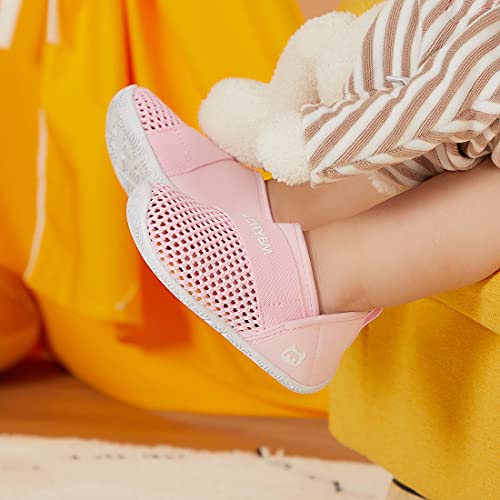 Baby Sneakers Girls Boys Mesh First Walkers Shoes 6 9 12 18 24 Months Pink Size 12-18 Months Infant #TOP2