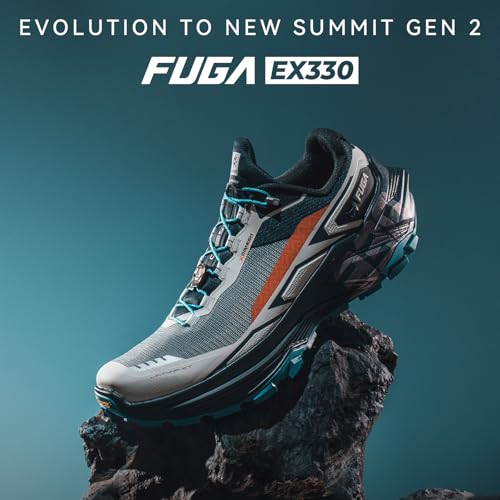 Image of Fuga EX330 Men's Trail Running Shoes, Comfortable Ultra-Long Distance Trail Running Shoes with High-Rebound and Cushion, Lightweight Breathable Non Slip Mountain Trail Shoes for Diverse Terrain