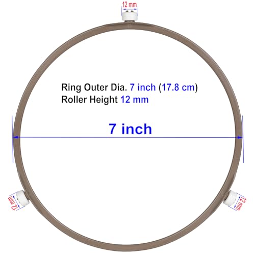 8.8" Microwave Turntable Ring with 15 mm Rollers, 8.8 inch 15 Millimeters - Picture 16 of 55