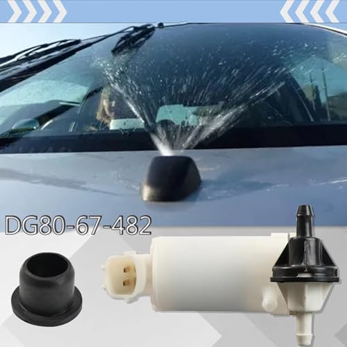 Bomba limpiaparabrisas delantero para Mazda 2 modelo 2007 a 2014 repuesto D65167482A con ojal 5