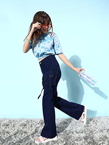 Image of Dolce Crudo High Rise Wide Leg Jeans for Women
