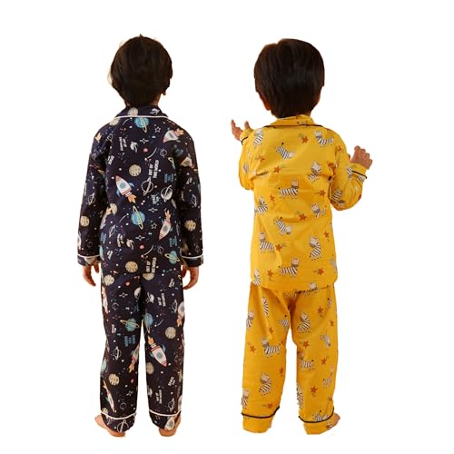 Image of Jam & Sugar Boys Cotton Printed Night Suit Set