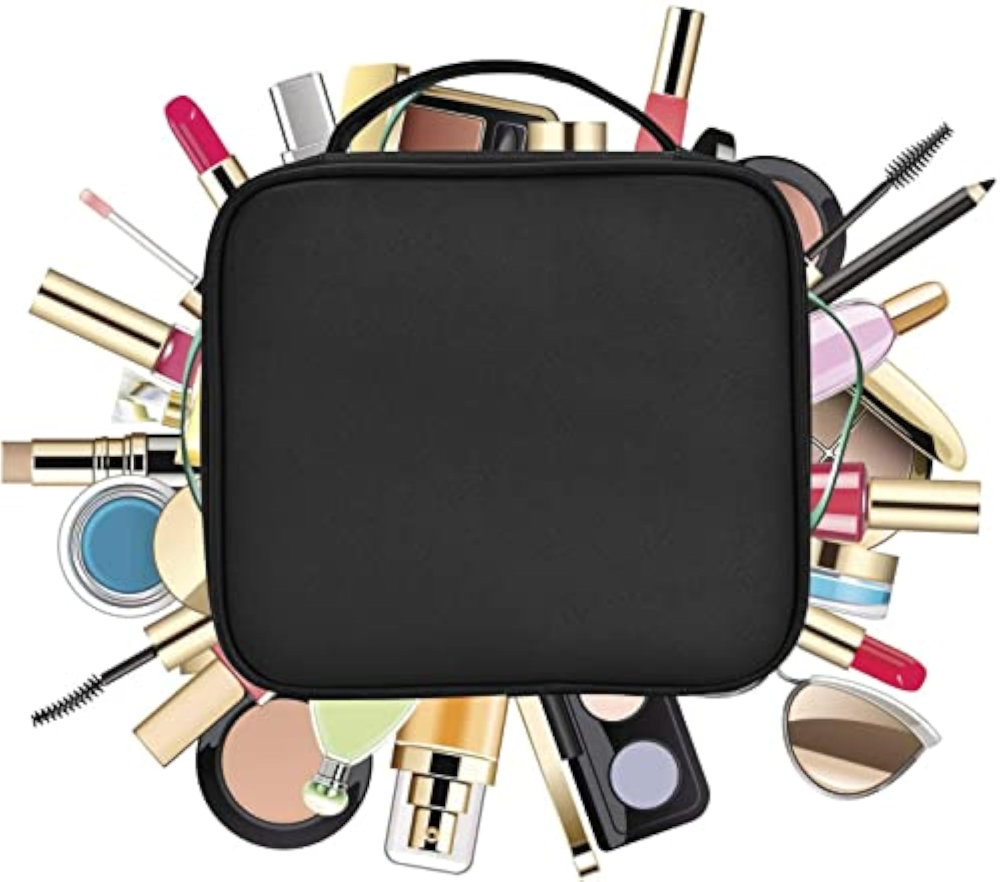 Professional Travel Makeup Cosmetic Case Organizer