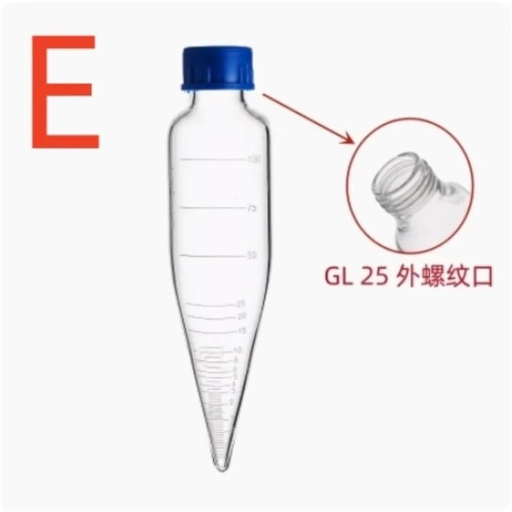 Laborglaswaren 1 stücke 100 ml Glas Graduierte Zentrifuge Rohr Glas Zylinder Labor for D96(E Big)