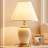 Moderne Keramik-Tischlampe, modernes amerikanisches Design für Wohnzimmer, Schlafzimmer, Arbeitszimmer, Villa, Hotel, stilvolle Nachttisch- und Schreibtischbeleuchtung, kreative Heimdekoration