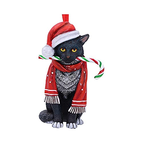 Nemesis Now Candy Cane Cat Unisex Weihnachtskugeln Standard Kunststoff...