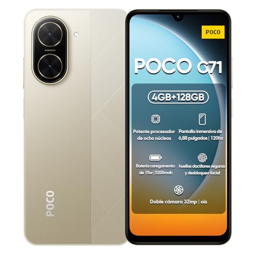 Xiaomi POCO C71 3+64GB/4+128GB Teléfono Móvil...