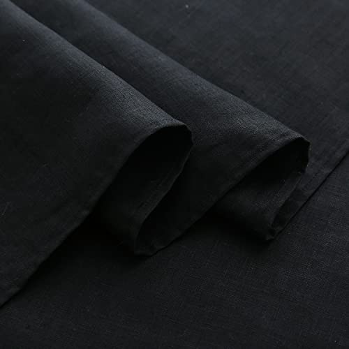 Amazhiyu Pure Linen Scarf for Women Lightweight Fashion Long Scarves Solid Color3