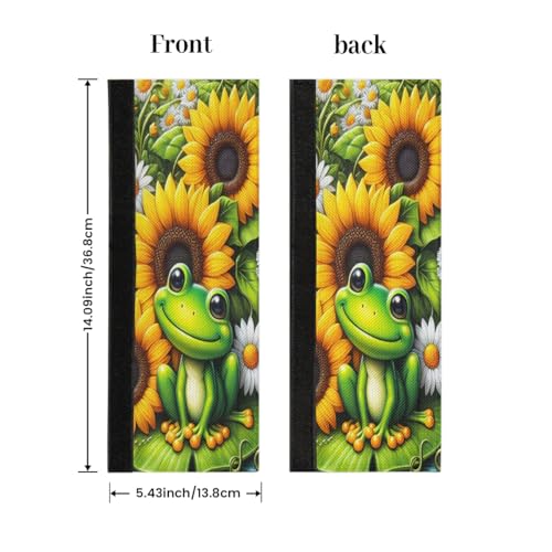 Image of Pardick Refrigerator Door Handle Covers Set of 2 Garden Animal Frog Washable Fridge Dishwasher Mocrowave Oven Stove Decor Protector Handle Cover Keep Kitchen Appliance Clean from Food Stains Decorate