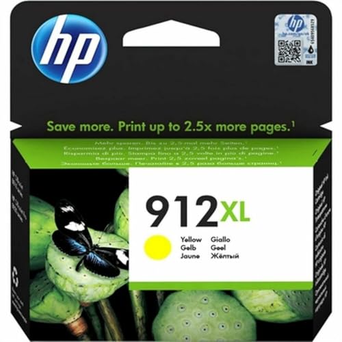 HP Cartucho de Tinta Original 912XL XL Amarillo
