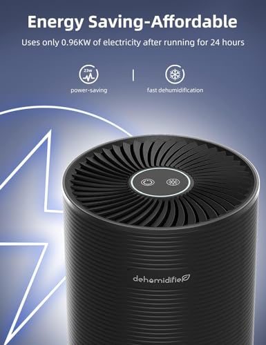 Sanvinder CS03 Dehumidifiers For Home, 25Oz Dehumidifier Small Dehumidifiers For Room 285Sq.Ft With Auto-Off, Ultra-Quiet Energy Saving Mini Dehumidifiers For Bedroom Bathroom Closet Desktop Office Rv thumb #3