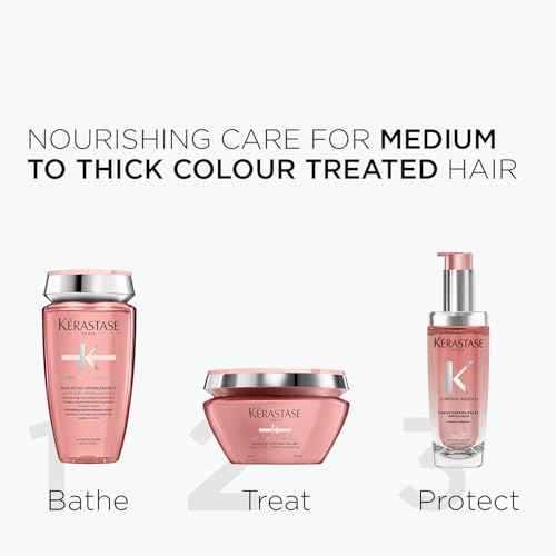 Image of Kerastase Chroma Absolu Riche Shampoo for Color-Treated Hair 250ml | Sulphate Free Colour Protect Shampoo | Medium to Thick Hair| Infused with 3 Restoring Acids and Centella Asiatica