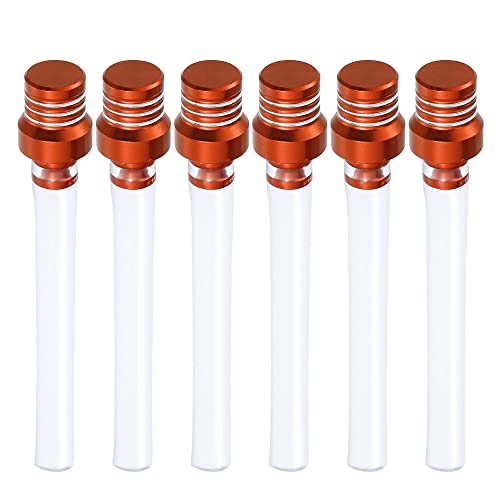Tuyau d'aération de réservoir moto pour empêcher les fuites d'essence tube orange lot de 6