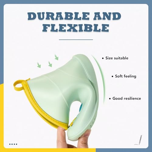 Toddler Kids Rain Boots Baby Rain Shoes Children Easy On Waterproof Boots for Boys and Girls4