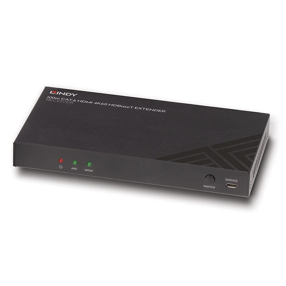 LINDY 38342 100m Cat.6 HDBaseT Extender-Receiver HDMI 4K60 Audio IR RS-232