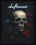 ZUKIY Deftones Skull Rose Requiem - Dark Rock Poster Wall Art 8x10 Unframed - Heavy Metal Band Inspired Decor for Bedroom Studio Office - Emo Goth Aesthetic Tapestry Style Print for Music Lovers