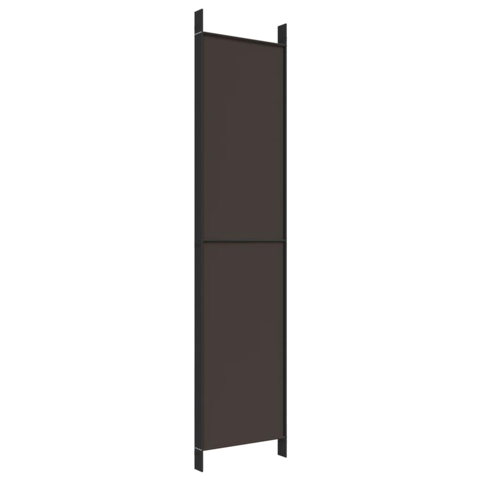 Gecheer Paravent met 5 panelen, inklapbare ruimteverdeler, ruimteverdeler, slaapkamer, woonkamer, inkijkbescherming, stof, antraciet, 250 x 200 cm