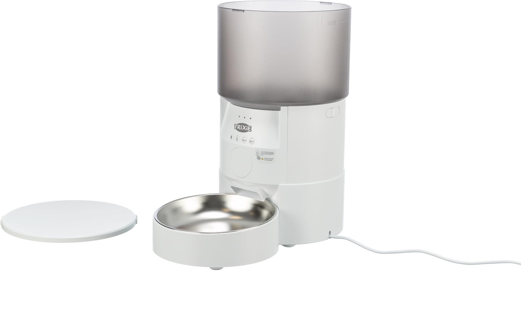 TRIXIE Comedero Automático TX-S Smart 3.0L, Blanco, para Perros