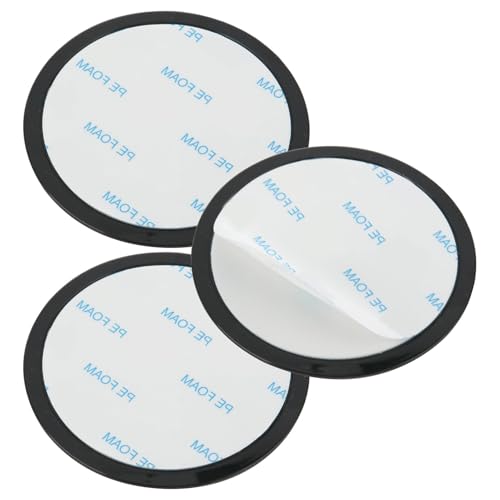 3 PCS Disques de Montage Adhésifs pour Tableau de Bord, 80MM Disque de Montage Universel à Ventouse Adhésif double face pour Supports Ventouse Disque de...