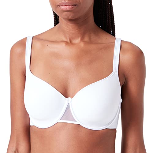- Selene Sara, Sujetador Copa Foam con Aros Para Mujer, Blanco, 100D